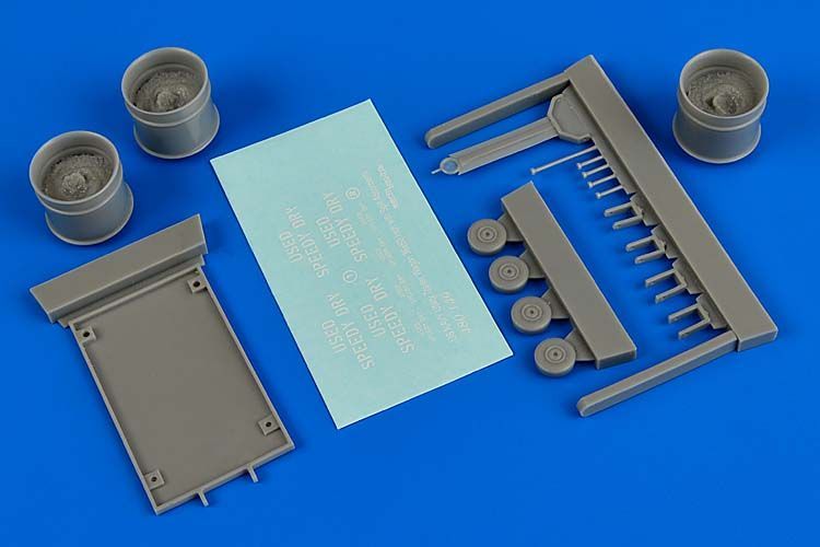 1:48 US NAVY Utility trailer wagon 36x60 inch with spill absorbents