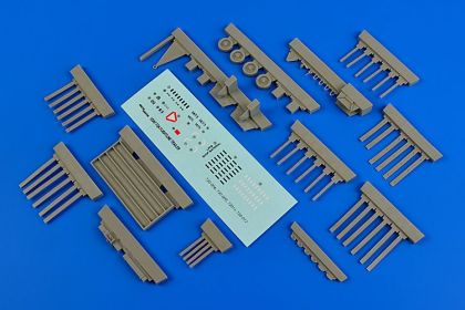 1:72 USAF F-2A flightline trailer (steel platform with racks)