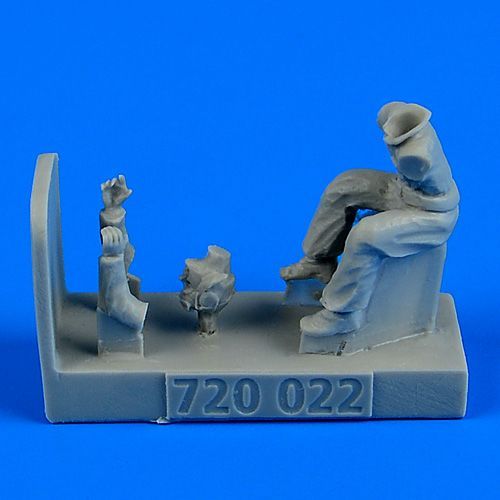 1:72 WWII RAF Motorcycle Driver