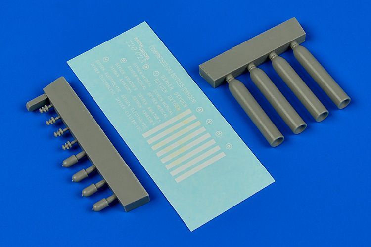 1:72 Compressed gas bottles - oxygen
