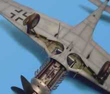 1:32 Fw 190D wheel bays