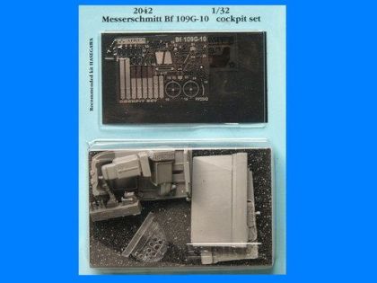 1:32 Bf 109G-10 cockpit set (with clear instrument panel)