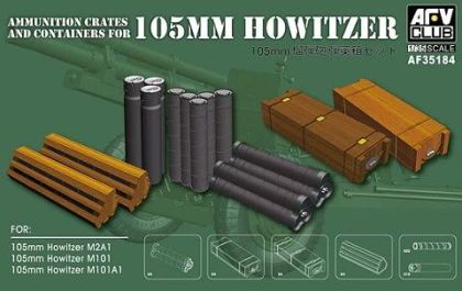 1:35 Ammunition crates and containers for 105mm Howitzer