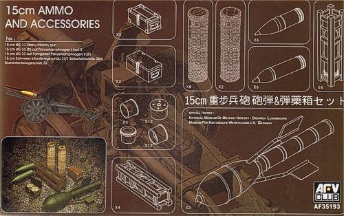 1:35 15cm Ammo and Accesorries