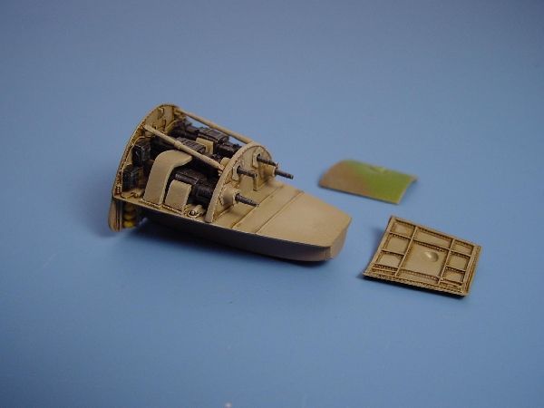1:48 Me 262A Schwelbe gun bay