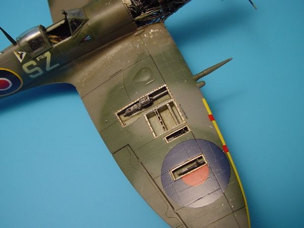 1:48 Spitfire Mk. IXc gun bays