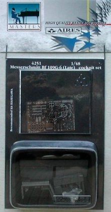 1:48 Bf 109G-6 cockpit set - (late version)