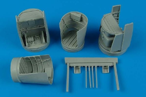 1:48 He 219A-7 Uhu main wheel bays