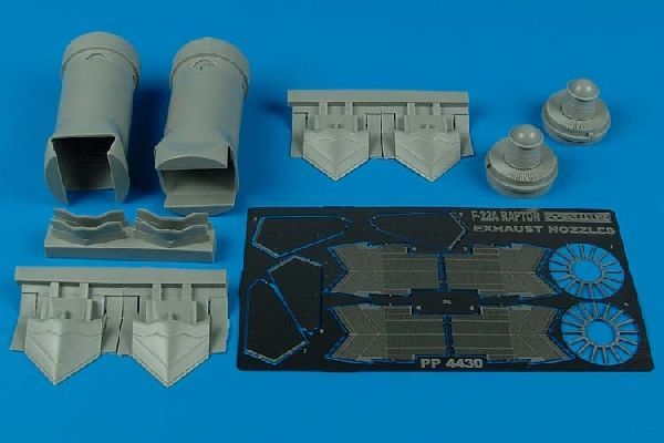 1:48 F/A-22A Raptor exhaust nozzles