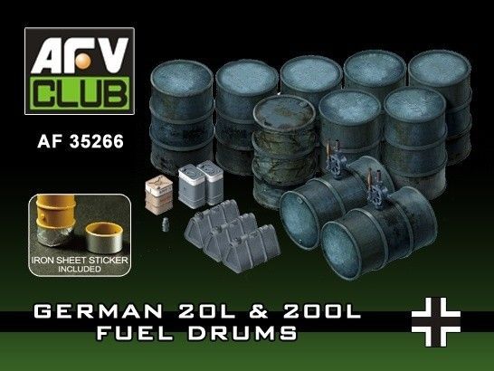 1:35 German 20L 200 Fuel Drums