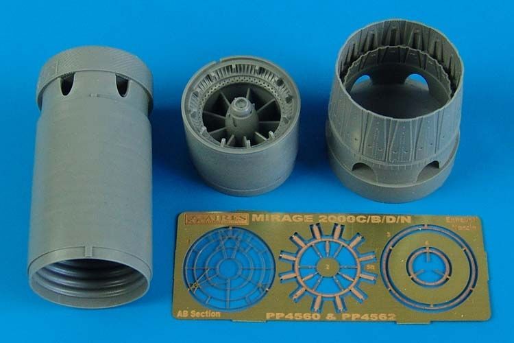 1:48 Mirage 2000C/B/D/N exhaust nozzles - opened position
