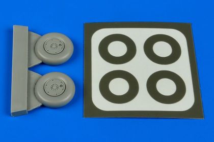 1:48 Spitfire Mk.V wheels & paint masks