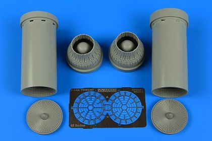 1:48 F-14A Tomcat exhaust nozzles - closed