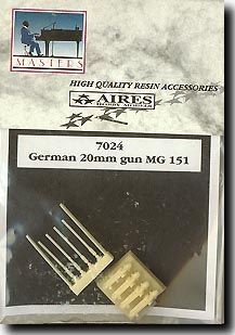 1:72 German 20mm guns MG 151