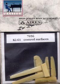 1:72 Ki-61 control surfaces