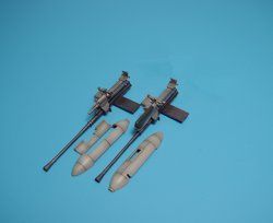 1:72 Ju 87G  2 x 3,7 cm Bordkanone pods