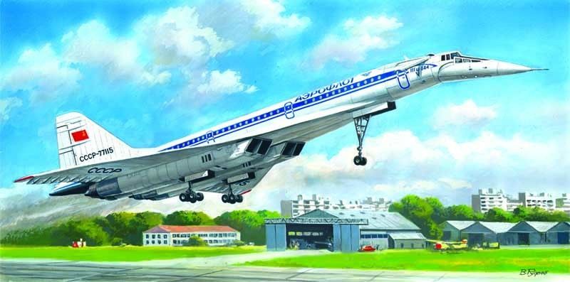 1:144 Tu-144: Soviet Supersonic Passenger Aircraft