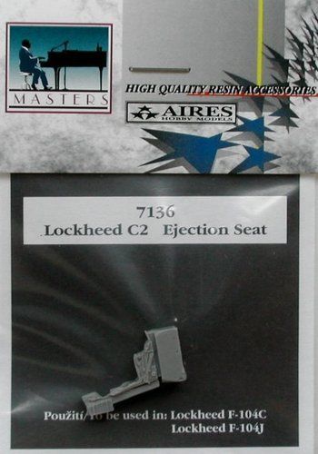 1:72 Lockheed C2 ejection seat - (for F-104C versions)