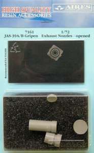 1:72 JAS-39A/B exhaust nozzles - opened position