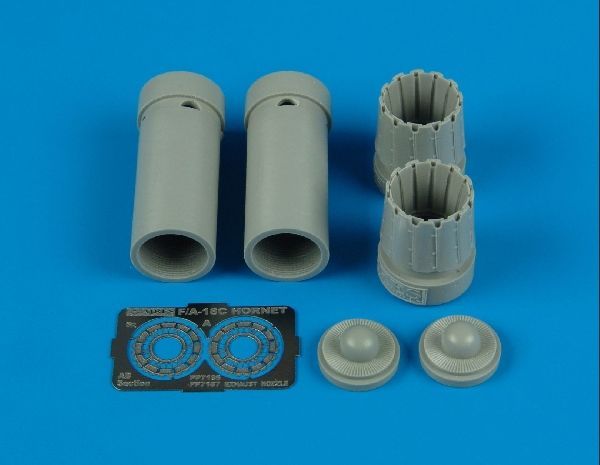 1:72 F/A-18C Hornet exhaust nozzles - opened position