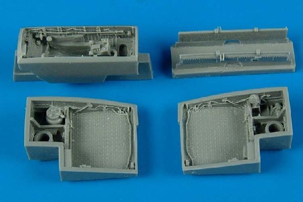 1:72 J35 Draken wheel bays