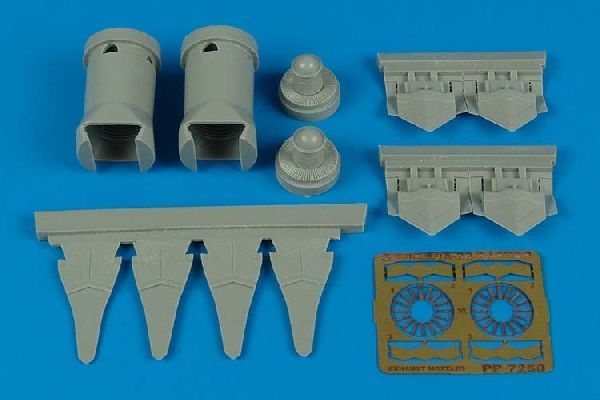 1:72 F/A-22 Raptor exhaust nozzles