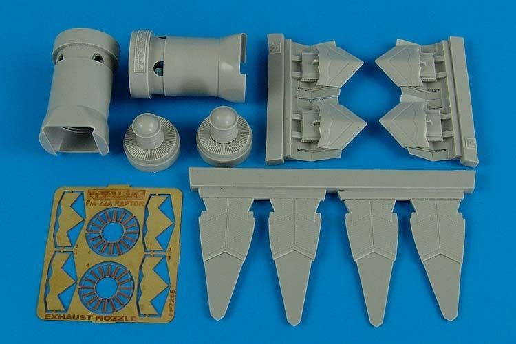 1:72 F/A-22A Raptor exhaust nozzles