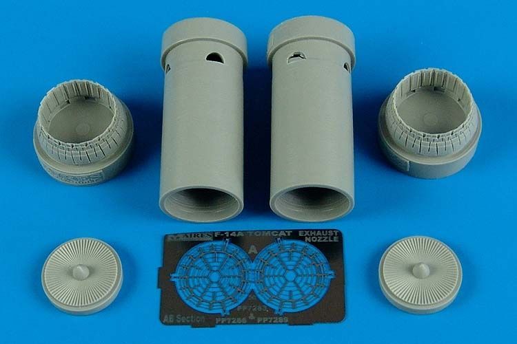 1:72 F-14A Tomcat exhaust nozzles - opened position