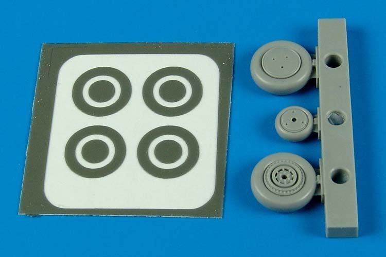 1:72 P-39 Aircobra wheels & paint masks