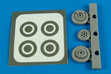 1:72 F9F Panther wheels & paint masks