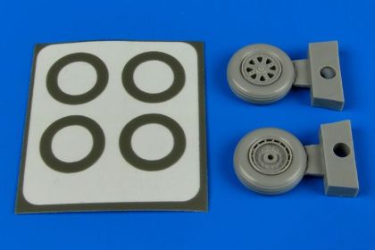 1:72 F6F Hellcat wheels & paint masks  (type B)