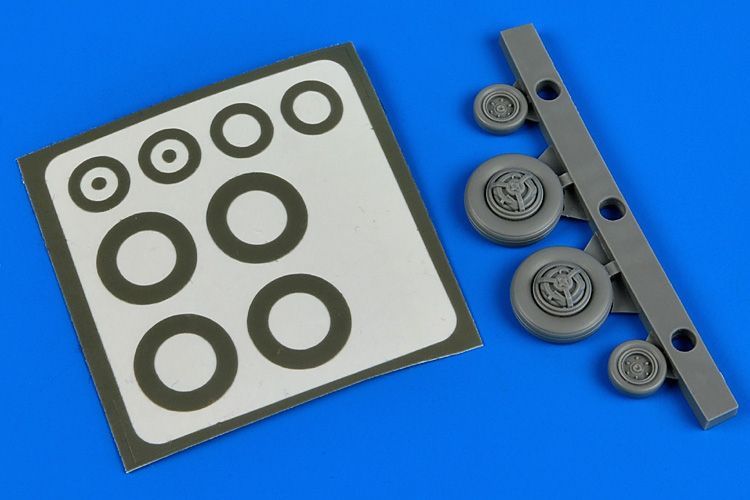 1:72 F-100 Super Sabre wheels & paint masks