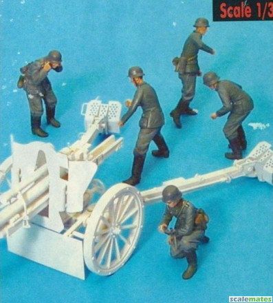 1:35 German gun crew (Five figure set)