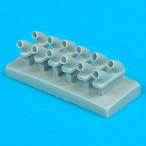 1:48 P-40E Warhawk exhaust