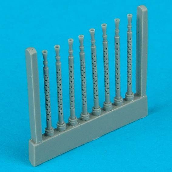 1:48 Lancaster gun barrels round perforated