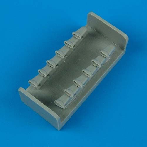 1:48 Spitfire Mk. IX exhaust - fishtail