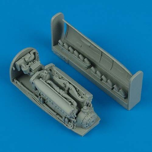 1:48 P-40E Warhawk engine