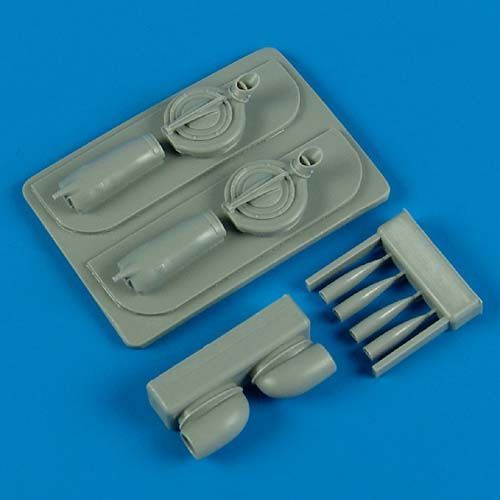 1:48 P-38F Lightning air intakes  & B-33 supercharger