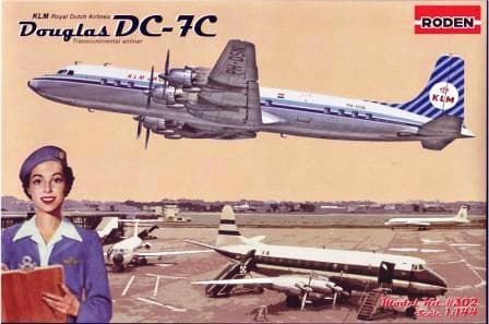 1:144 DC-7C KLM Royal Dutch Airlines