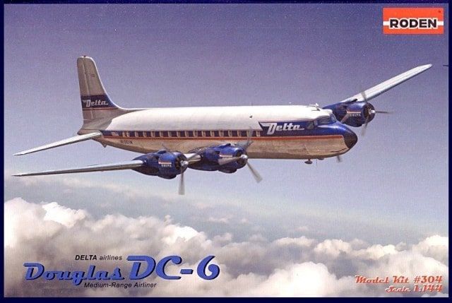 1:144 DC-6 Delta Airlines