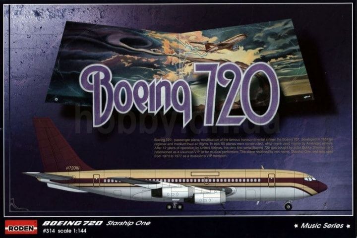 1:144 Boeing 720  Starship One