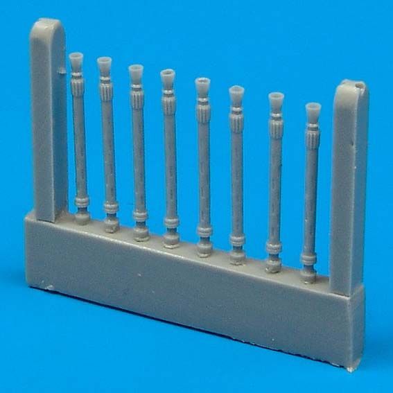 1:72 Lancaster gun barrels oval perforated