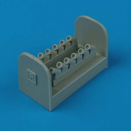 1:72 Spitfire Mk. XIV exhaust - round