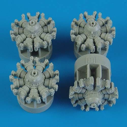 1:72 B-17G Flying Fortress engines