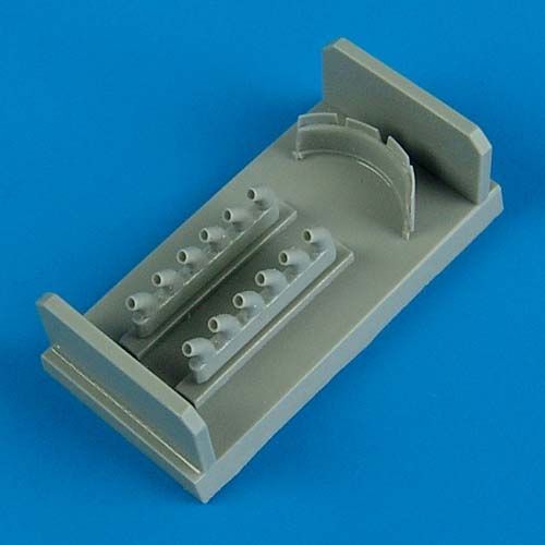 1:72 P-40B/C exhaust & damper cooler