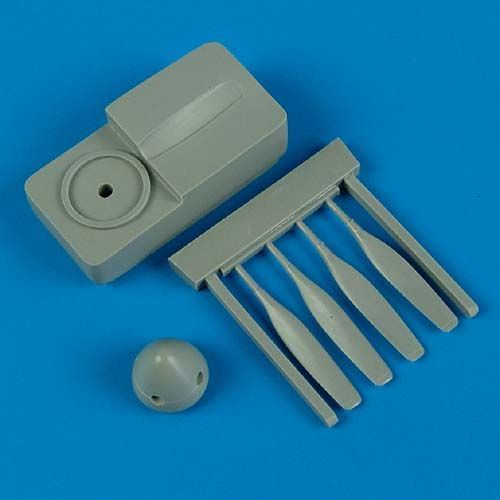 1:72 F-51 Mustang propeller w/tool