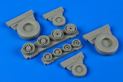 1:48 F-14A Tomcat weighted wheels
