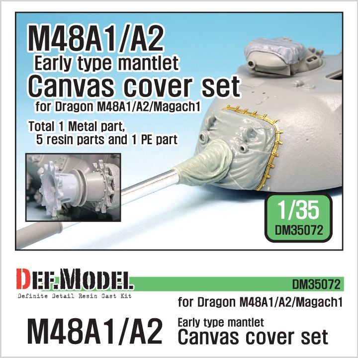 1:35 IDF Magach 1(M48A1) Canvas cover set (for Dragon 1/35)