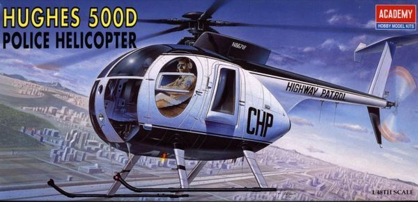 1:48 Hughes 500D Police Helicopter
