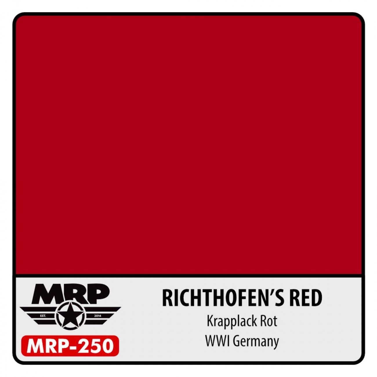 Richthofen‘s Red (Krapplack Rot) – WWI Germany